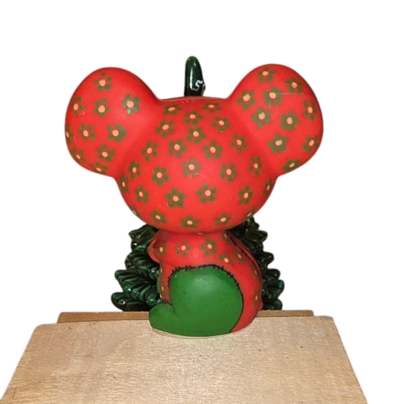 Vintage Hallmark 1977 Calico Mouse Stocking Holder - Picture 2 of 3